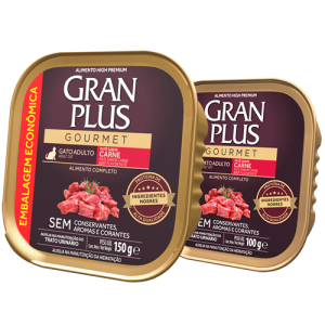 Pate Gran Plus Gato Adulto 100grs Carne