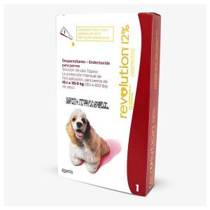 Pipeta Antiparasitaria Perro Revolution 10 a 20Kg