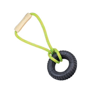 NEUMATICO MACIZO EXTRA FUERTE GRANDE CON CUERDA