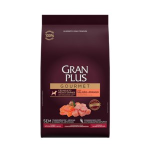 Alimento GRANPLUS GOURMET PERRO AD MED Y GRAND SAL & POLLO 10,1K