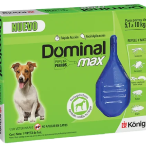 Pipeta Antiparasitaria Perro Dominal Max 5 a 10kg