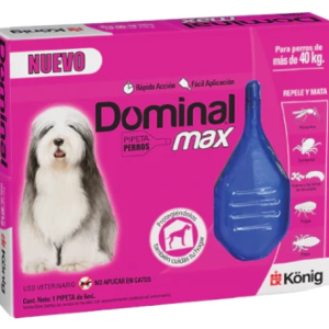 Pipeta Antiparasitaria Perro Dominal Max Mas de 40kg