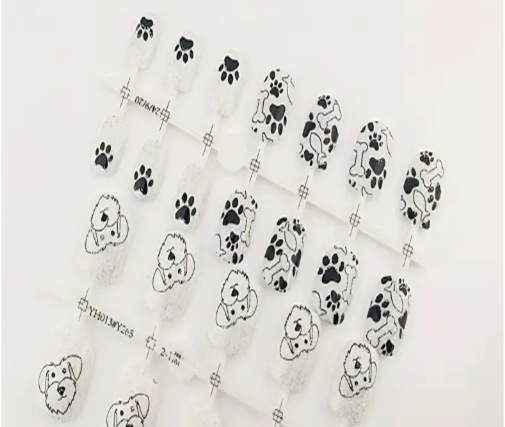 24piezas Juego de Uñas Prensa