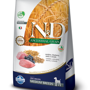 N&D Ancestral Cordero Adulto Medium 2.5kg- Perro