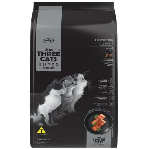Alimento THREECATS SUPER PREMIUM CASTRADO 10 KG SALMÓN