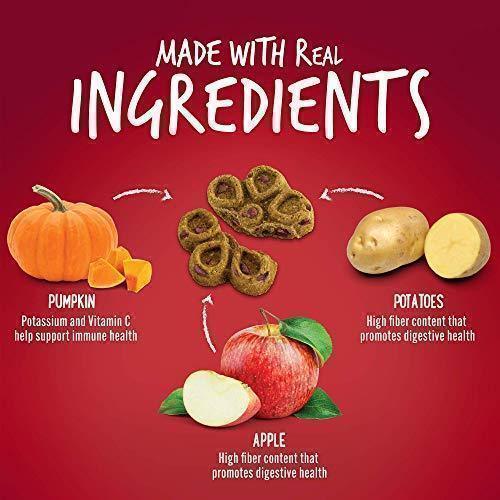 FRUITABLES DOG TREATS BIGGIES BACON & APPLE 16 oz-Treats para perro tocino y manzana - Imagen 3