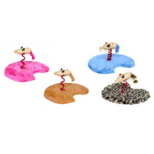 JUGUETE BASE CON RESORTE Y RATON