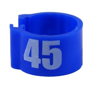 Anillas abiertas palomas diámetro 9mm con serial (h=8mm)