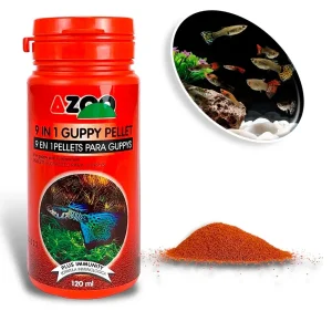 AZOO 9 in 1 Guppy Pellet 120ml