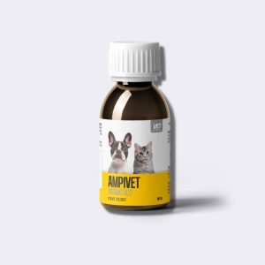 AMPIVET, 60 ML., ANTIBIÓTICO, POLVO PARA SUSPENSIÓN ORAL (Ampicilina) PARA PERROS Y GATOS