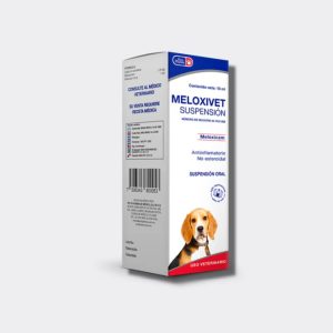 MELOXIVET SUSPENSIÓN 10 ML. ANTIINFLAMATORIO NO ESTEROIDEO, PARA PERROS Y GATOS
