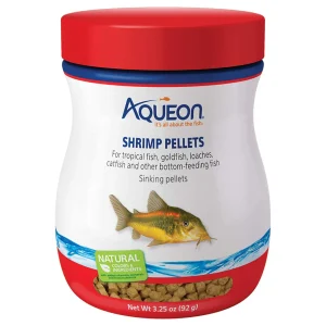 Aqueon Shrimp Pellets 92g Alimento D Camarón Peces De Fondo