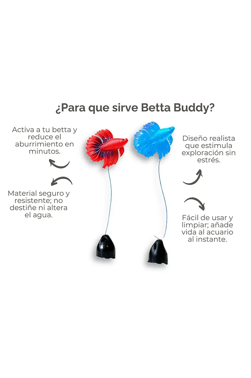 Betta Buddy – Juguete Acuático de Plastico - Imagen 2