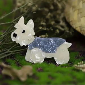 Broches de Perro Hechos a Mano de Acrílico