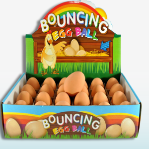 HUEVO DE GOMA (CAJA DE 24 UNIDADES)