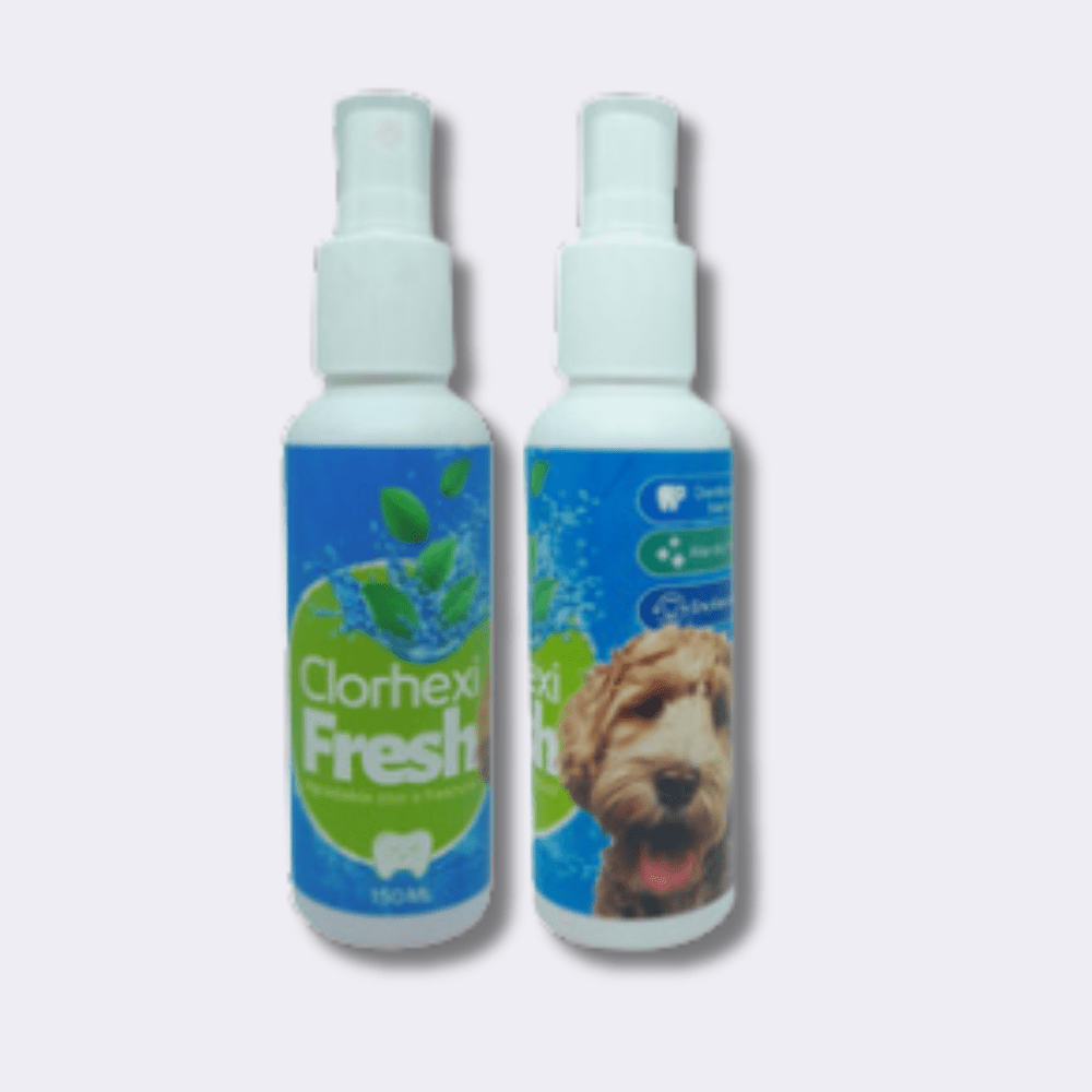 ENJUAGUE BUCAL PARA PERROS Y GATOS CLORHEXI FRESH 120 ML ( CLORHEXIDINA)