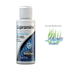Cupramine 50ml Tratamiento Seachem Punto Blanco Parásitos