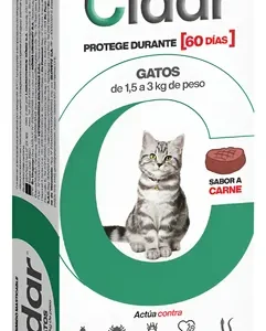 Cidar Gatos 1.5 a 3 kg (3 unidades)