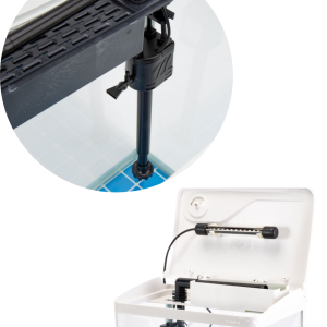 ACUARIO 115 lts C/TAPA, FILTRO E ILUMINACION LED