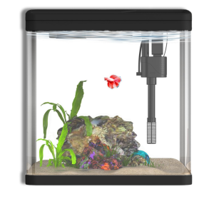 ACUARIO 60 lts C/TAPA, FILTRO E ILUMINACION LED