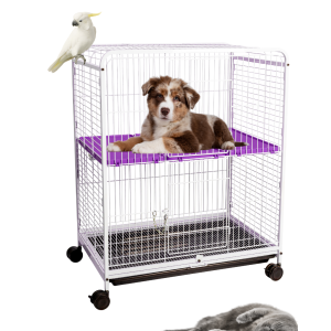 JAULA/ AVIARIO MEDIANO 2 NIVELES JEL PLAST