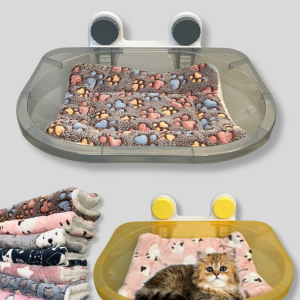 CAMA AEREA PARA GATOS CON MANTA