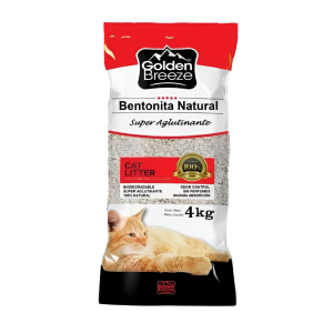 ARENA AGLOMERANTE GOLDEN BREEZE 4kg+1kg de regalo x 4 unid.