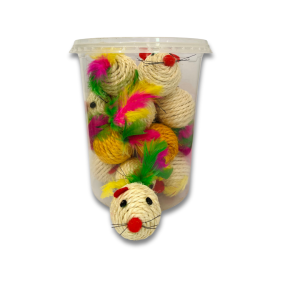 POTE RATON SISAL x 20 UNID