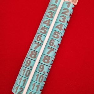 Anillas abiertas plástico palomas diámetro 9mm con serial