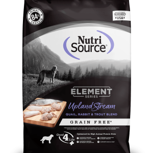 NUTRISOURCE ELEMENT SERIES UPLAND STREAM GRAIN FREE. – Perro
