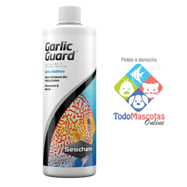 Garlicguard Seachem 500ml Potenciador De Apetito Para Peces