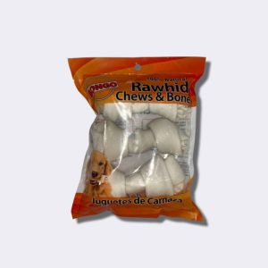 BONGO, HUESO DE CARNAZA, TAMAÑO 4-5″ (Pulgadas) PAQUETES DE 1 Y 3 UNIDADES, SABORES: CARNE, POLLO, NATURAL Y SURTIDO, SNACKS, PREMIOS PARA PERROS,