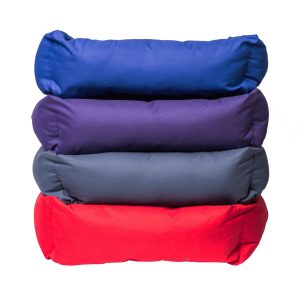 Cuna Cuadrada Antidesgarro Impermeable 60X60 Negro, azul, verde y rojo