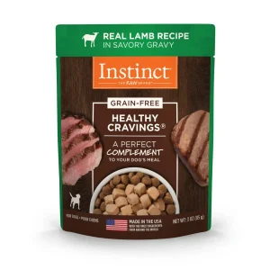 POUCHES INSTINCT HEALTHY CRAVINGS LAMB – 3 ONZ. para PERRO