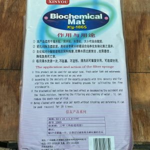 Esponja filtrante de material natural azul