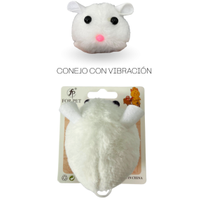 JUGUETE CONEJO CON VIBRACIÓN