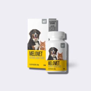 MELOVET, SUSPENSIÓN ORAL 15 ML. (MELOXICAM) ANALGÉSICO, ANTIINFLAMATORIO, ANTIPIRÉTICO, PARA PERROS Y GATOS