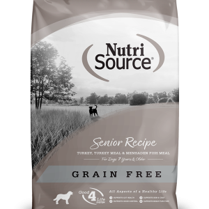NUTRISOURCE SENIOR GRAIN FREE- Perro