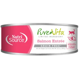 ALIMENTO HÚMEDO PURE VITA- SALMON- Gato