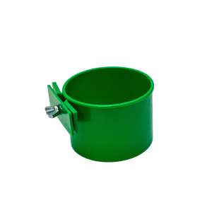 TAZA PLASTICA PARA LOROS SOPORTE MARIPOSA