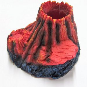 Adorno Volcan Con Lava Ch