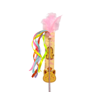 VARA C/PLUMAS Y CINTAS