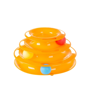 TORRE PLASTICA 3 NIVELES CON PELOTAS