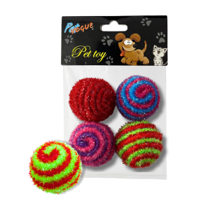 PACK X 4 PELOTAS HILO BRILLANTE