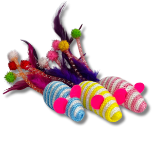 SET X 3 RATONES COLORIDOS