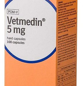 Vetmedin 5 Mg Frasco 50 Comprimidos.