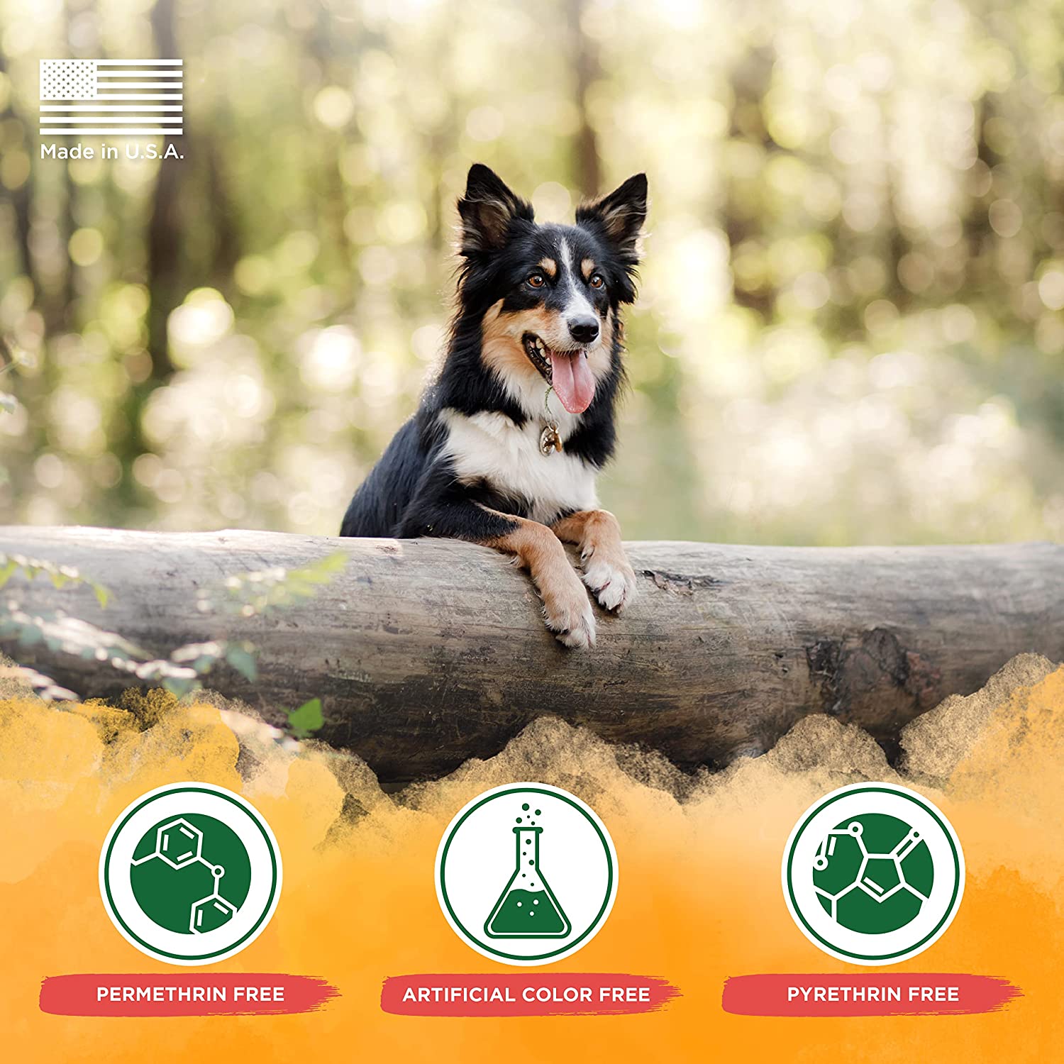 TROPICLEAN NATURAL FLEA & TICK DOG AND BEDDING SPRAY-Spray antipulgas y garrapatas 16oz. - Imagen 4