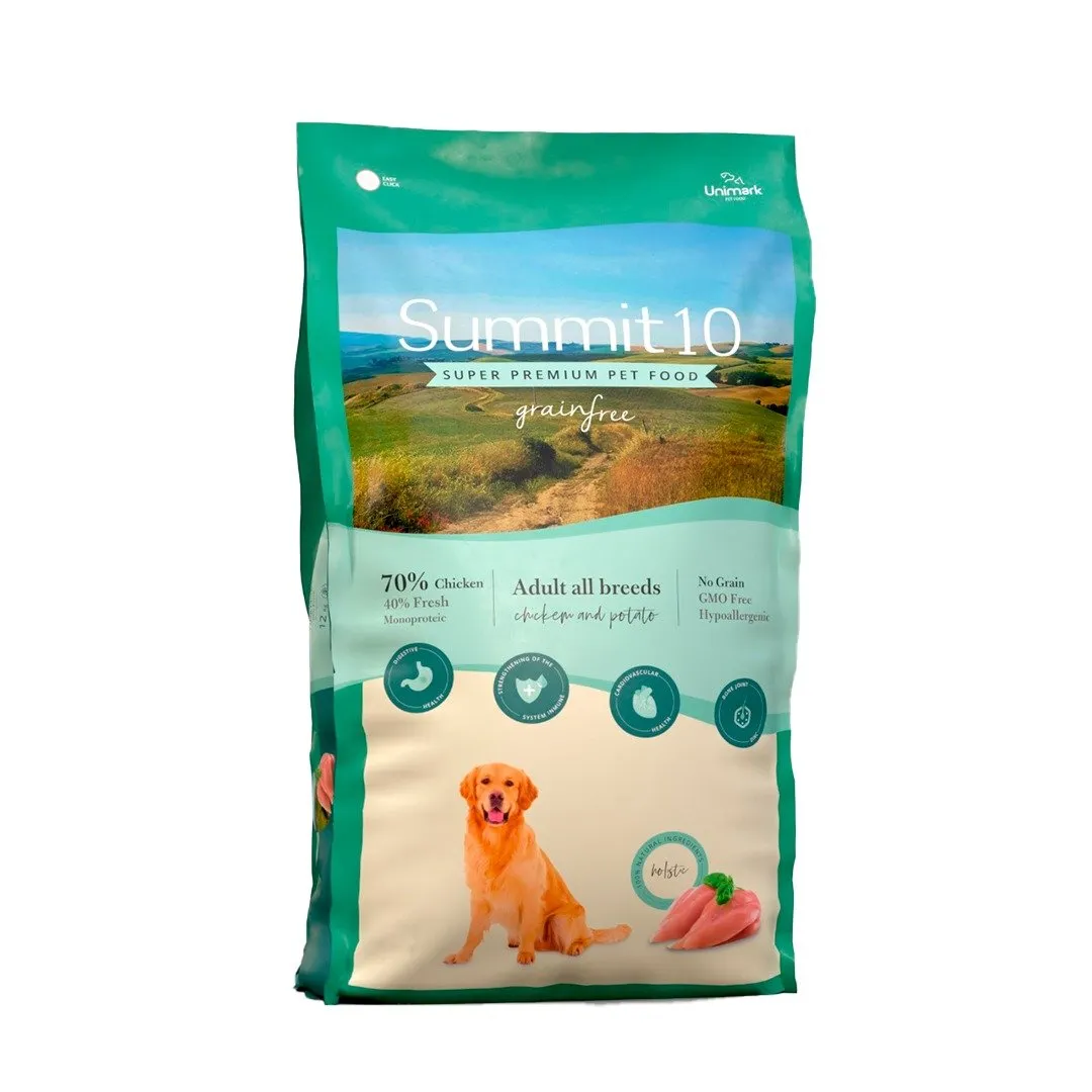 SUMMIT 10 GRAIN FREE POLLO & PAPA – PERRO