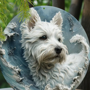 Señal de Aluminio de West Highland White Terrie