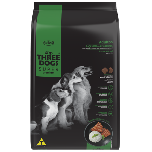 Alimento Threedogs Super Premium Adultos Med/Gdes 3 kg Carne y Arroz